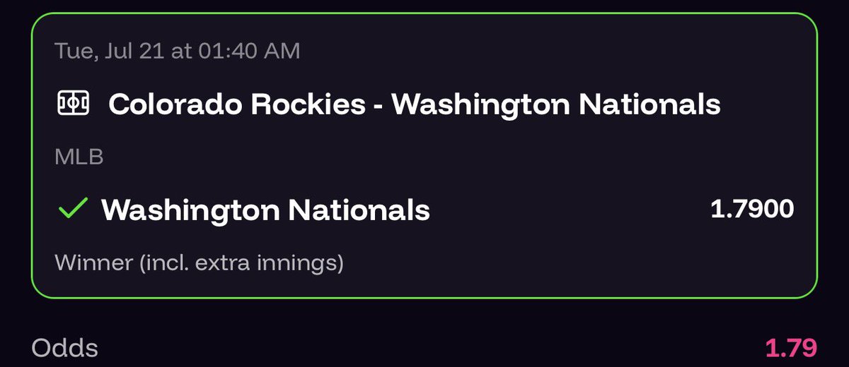 SoberBetsX's tweet photo. ✅💰
-

#Gambling𝕏 #MLB https://t.co/IanyKOsVnJ