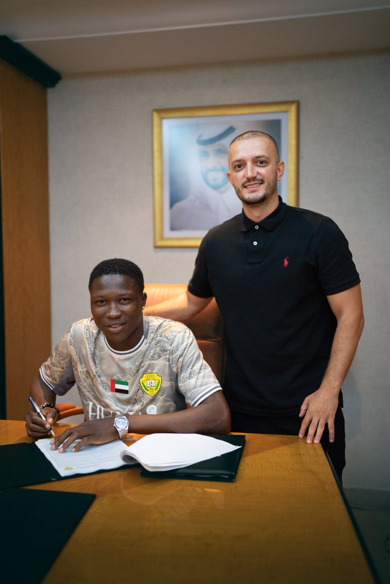 Franci_Bode's tweet photo. Ridwan Popoola have a signed a 4 year contract with @AlWaslSC 🇦🇪 #bfm https://t.co/X4WXMx5dMD
