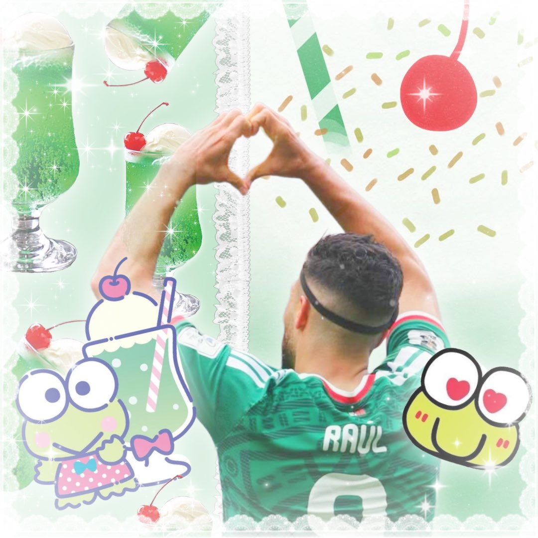 rakatariku's tweet photo. catch my lucky, lucky lucky 🍀🌱 #RaúlJiménez https://t.co/VSll39Zq9v