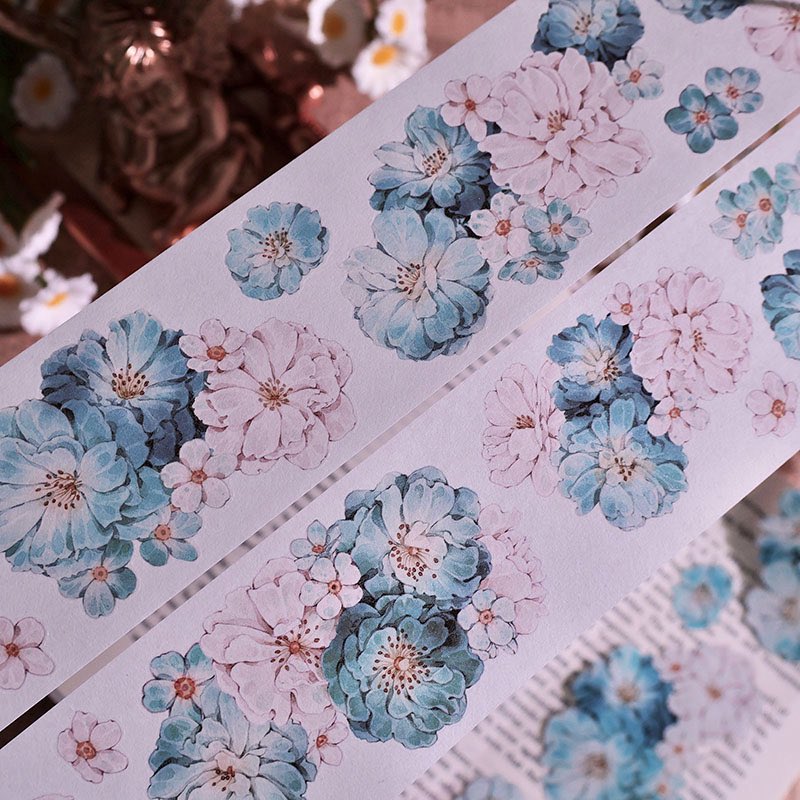 繁花の新作が登場！✨ 今回もたくさんのダイカット加工の花柄マステが