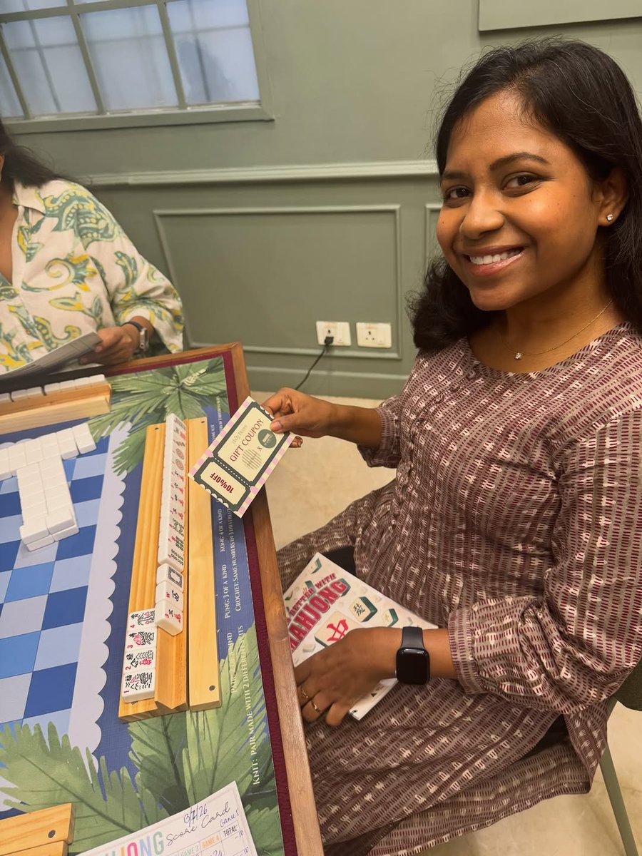 BlrLounge97888's tweet photo. Bloom your way to rewards. ๐ธ๐ Play a Bouquet of Flowers hand and unlock 10% OFF at Daily Bloom.
#MahjongLounge #MahjongBangalore #MahjongKoramangala #LearnMahjong #MahjongClasses #BoardGamesBangalore #StrategyGames #IndoorActivitiesBangalore #FlowerBouquet #DailyBloomFlorist https://t.co/GmgYW2F4en