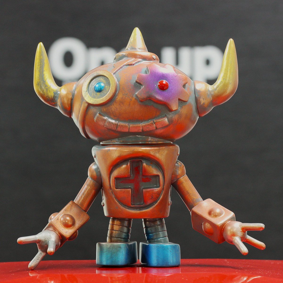 ゲッチャリロボ　ソフビ　限定カラー ワンフェス One up.ブース 6-32-01 今回も オタクリーム さんの