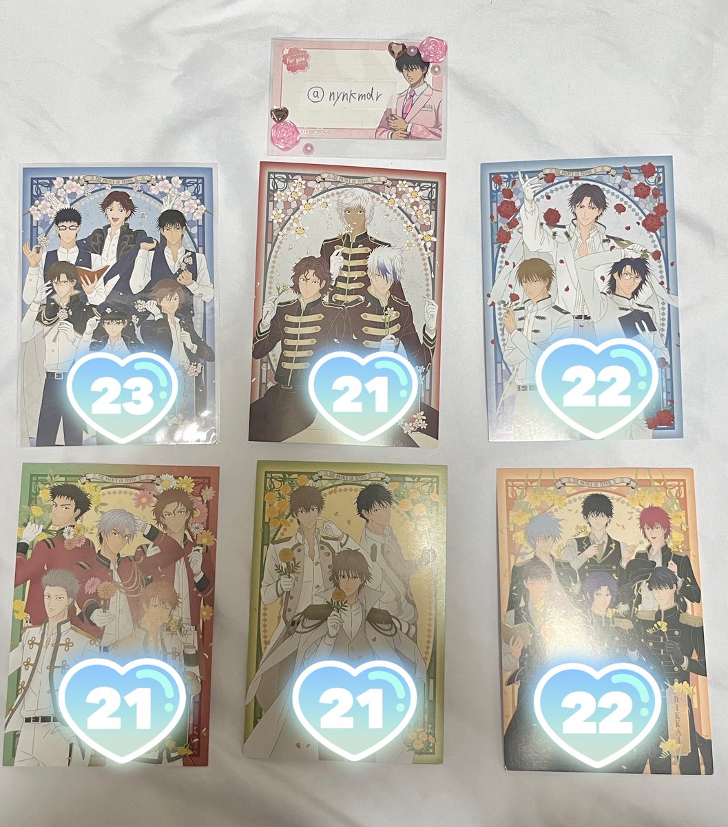 nynkmdr's tweet photo. ꒰ 譲渡 ꒱ 新テニスの王子様 テニプリ 庭球浪漫 特典ポストカード

譲 画像
求 150+送料or異種平等院

異種は2枚目の柄を求めております🌸
比率違いでの交換も◎

譲渡はFF様優先
（まとめてのお取引希望です）

お気軽にお声掛けください！ https://t.co/PxRdJbOJ1I