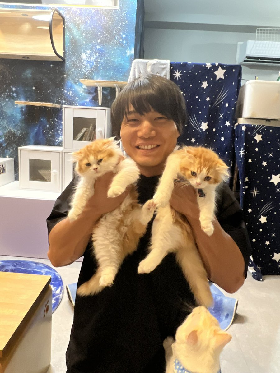 よしもと保護猫交流会 ありがとうございました！ マッチョさんが猫