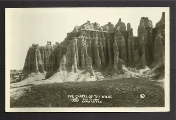 BuckRight's tweet photo. South Dakota. 

The Badlands. 

Old postcards. 

1. Castles of the ancients. 

2. The castle of 1000 rooms. 

3. The chapel of the wilds. 

4. The castle on cedar pass. 

WTF?

Conspiracy theorists know WTF. 

MELTOLOGY. 

Old world VAPOURIZED. 

And they show it off. https://t.co/w8KiJBS6N5