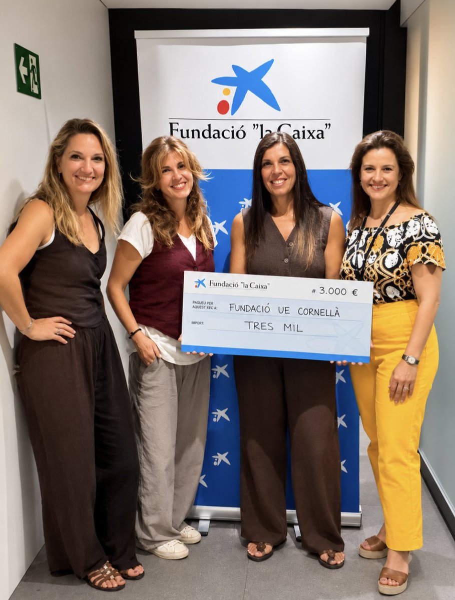 FundacioUEC's tweet photo. 💚 Junts per a un futur més inclusiu. 

🤩 A la #FundacióUEC ens sentim molt orgullosos de formar part del projecte #InserCOR ⚽

🙌🏻 Gràcies a la col·laboració amb @FundlaCaixa continuem impulsant iniciatives que fomenten la inclusió, la igualtat i els valors de l’esport 💚 https://t.co/0Ji1vKeeJ7