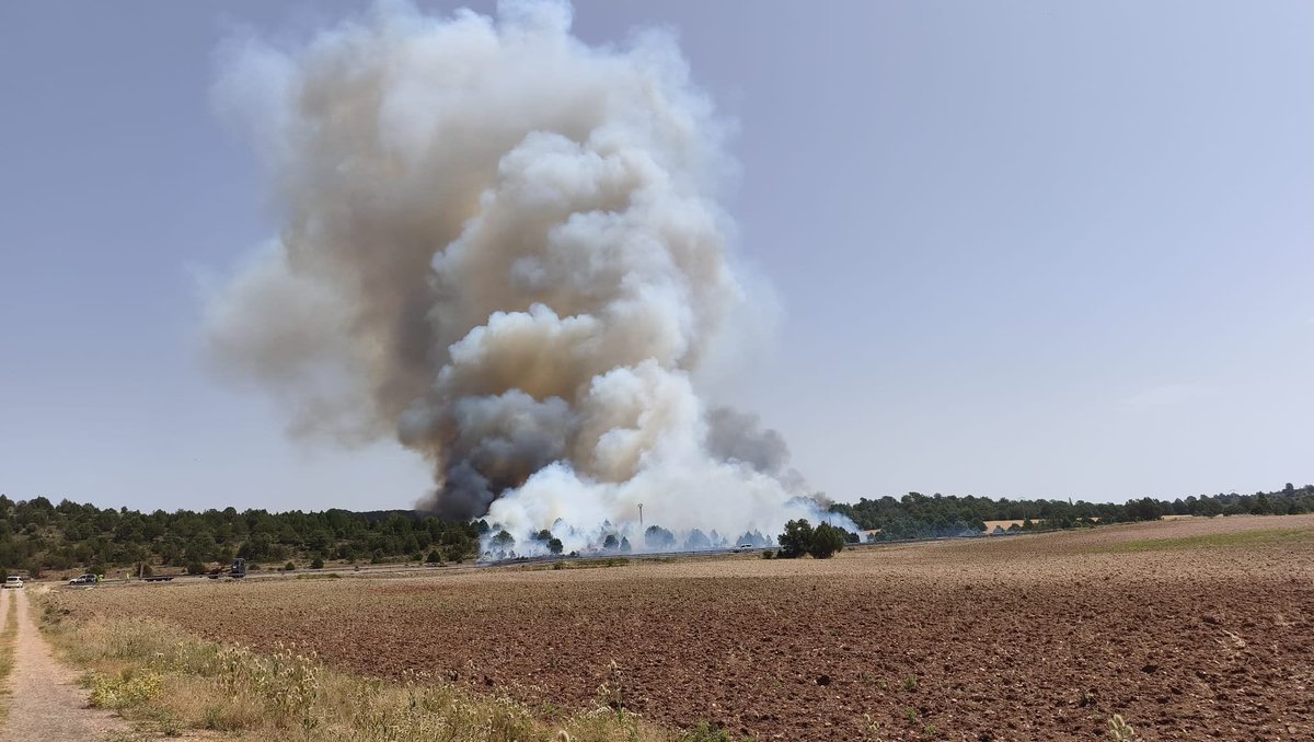 OscarBForestal's tweet photo. 🔴 #ÚLTIMAHORA 

NUEVO INCENDIO DECLARADO EN GUADALAJARA.

#IFSelas. 

Medios hacia el lugar. 

🕢13:19h https://t.co/VccdapyUEa