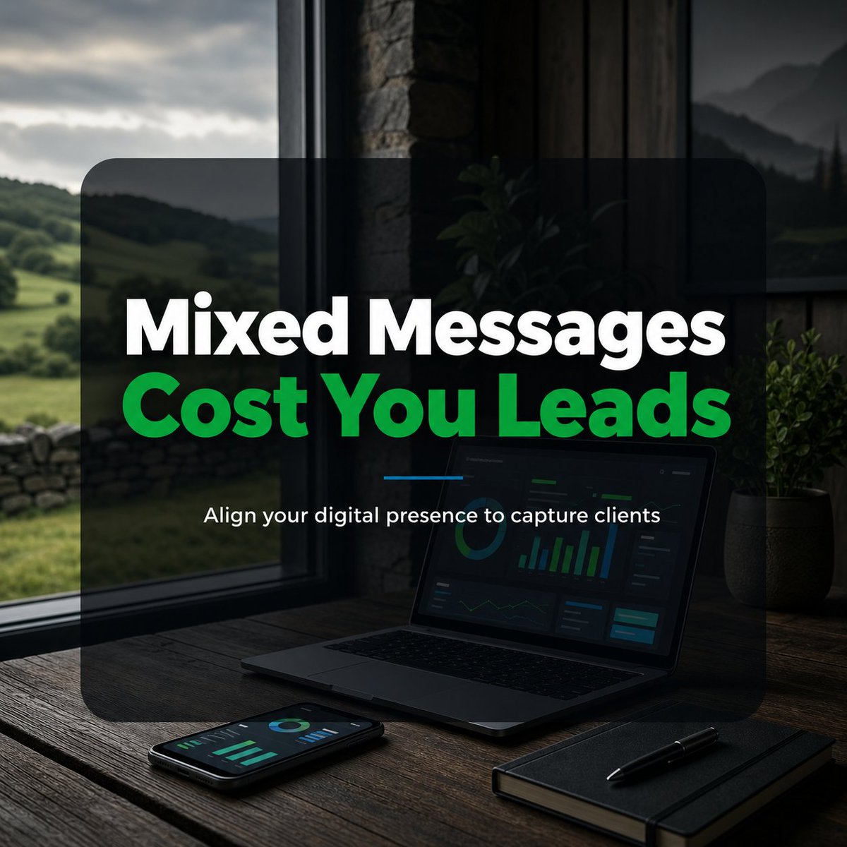 MidDevonDigital's tweet photo. Scattered listings and a lone website create mixed messages that confuse customers. We connect every touchpoint into one system so enquiries turn into bookings. #IntegratedMarketing Read the full blog here → https://t.co/qTxv2VsxO3 https://t.co/9XQdKFLZoW