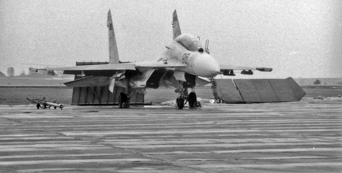 SlavAesthetics's tweet photo. Su-27's and Su-27UB's of the 611th IAP
Dorokhovo Airbase, 1992 https://t.co/Vn0PJeYFcZ
