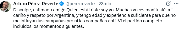 Arturo Pérez-Reverte tweet media