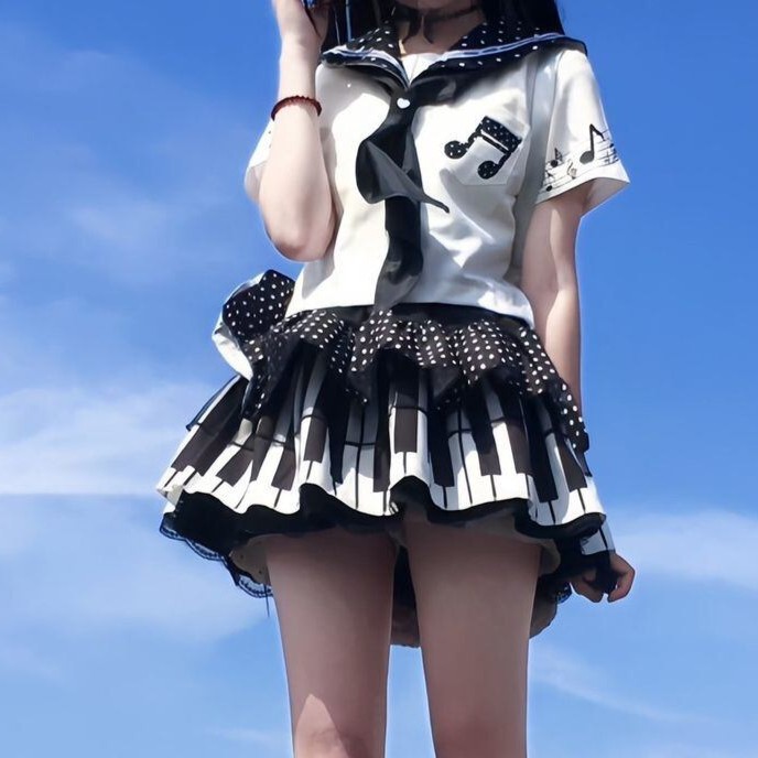 Maidens_Reve's tweet photo. 音符と鍵盤のセーラードリームセットアップ💕 https://t.co/SHDSS4zzft