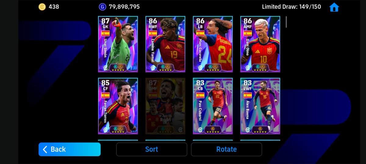CollinsGnf72087's tweet photo. @o_dahmey @Bebe_Ik @trqvis_eth @ik_fiinn @SamuelEkechi11 I'm just finding out about it today. I got to div 1 but missed out on De Paul. So out of disappointment and a anger I left the game since Thursday. Decided to login today and boom Rodri with the free chance deal 😂😂 https://t.co/phx7tvVZQj