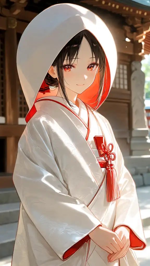 new6ie_'s tweet photo. #神前結婚式の日 #四宮かぐや https://t.co/rda8kJZAl8