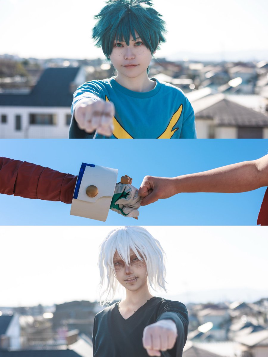 gh_1029's tweet photo. 【cos/MHA】

緑谷出久　ちぃ
死柄木弔　黒胡椒

photo Lynさん(@reolym_q ) https://t.co/Ns8jibMpaB