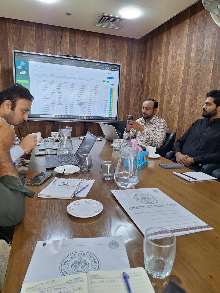 SELDGOS's tweet photo. An orientation session on the SAMRS Dashboard was conducted for PPP Node officials at PNSC under the guidance of Senior Director Mr. Aashiq Hussain Khoso.

 The PMIU-RSU team provided practical guidance on dashboard usage for real-time attendance monitoring, data-driven decision-making, and effective grievance redressal.

The session reflects the commitment towards improved education governance, transparency, and accountability in PPP-managed schools.

#PPPNODE #PMIURSU #SAMRS #StudentAttendance #GrievanceRedressal #SELDS