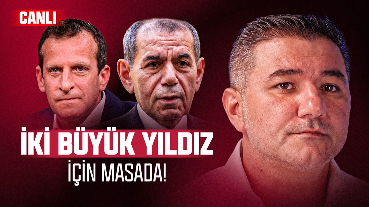 AliNaciKucuk's tweet photo. 🚨 🟡🔴Saat 15:00’te Dici Futbol’da canlı yayınla Galatasaray’a dair yine yoğun bir gündemle karşınızda olacağız!

📞Taraftarın transfer tepkisi ve hashtag çalışmasına Galatasaray Başkanı Dursun Özbek ve yönetim ne yanıt verdi?

📌Transfer çalışmalarında son durum ne?
İmzalar, görüşmeler, gelişmeler ve teklifler…
Sarı kırmızıya dair son durumu anlatmaya çalışacağız

https://t.co/FJ3p7GnilX

Beğenmeniz dileğiyle🟡🔴🪬🙏🙌

✅ 33 milyon euroluk teklif!
✅ Singo için resmi girişim ve Galatasaraylı oyuncunun yanıtı!
✅ Rafael Leao konusu! 
✅ Bruno Fernandes için ManU’nun Galatasaray’a güncellenen yanıtı!
✅ Can Uzun için Frankfurt’tan iyi haber
✅ Taraftarın ‘transfer’ tepkisi! Bu havayı dağıtmalı!
✅ Söz tutuldu, ödeme yapıldı, imzalar atıldı!
✅Real Madrid’in Brahim Diaz kararı!
✅ Galatasaray Başkanı Dursun Özbek ve yönetimin, ‘Taraftarın çağrısı ve sitemine’ yanıtı! Görüşleri…
✅ George Gardi’nin sunduğu isimler ve son durum…
✅Fenerbahçe’nin ‘Maruf Güneş’ üzerinden yarattığı algı!