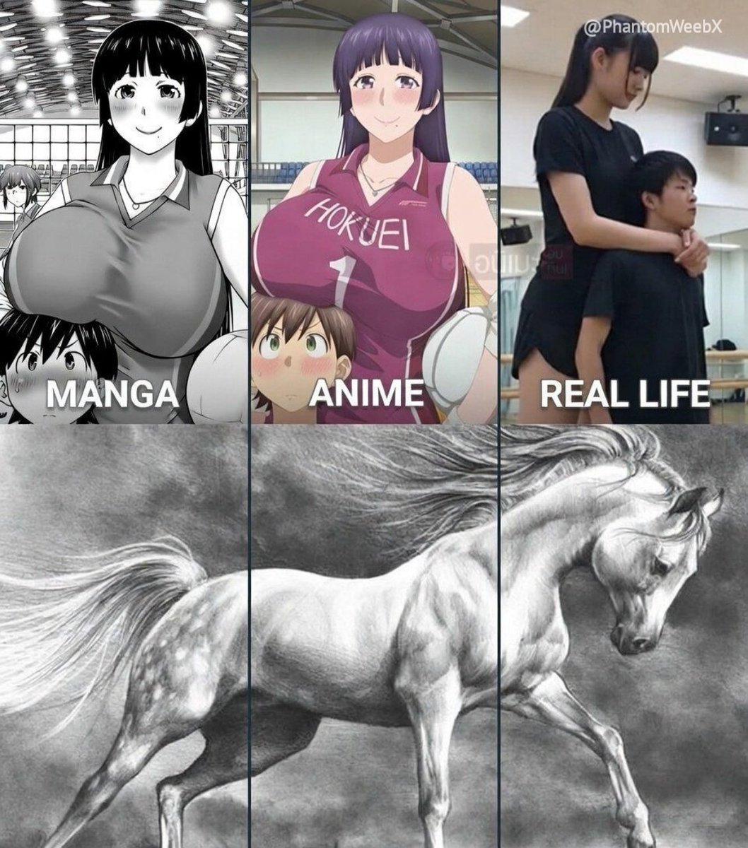 PhantomWeebX's tweet photo. Manga wins, anime adapts, reality humbles. https://t.co/oTsPL1MJF8