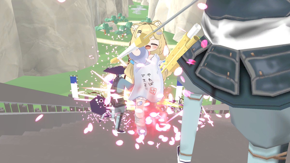 SioconVRC's tweet photo. きのうは #まめりんぴっく26サマ〜 に参戦してました！！総合2位！！
1つ目のタンクはボロボロでｲｰﾝ😭だったけど3つ目のかっせんはやった事ある経験を武器に
決勝戦で勝利をもぎ取ってきた！💪楽しかったです！！ https://t.co/jno3YisX0v