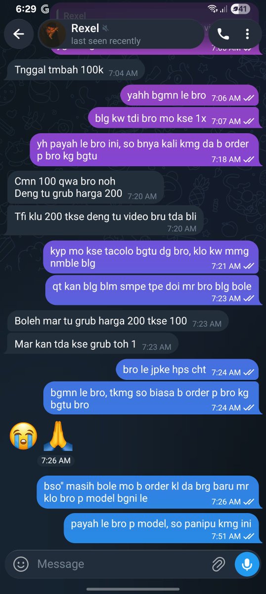 unknownzbgn's tweet photo. @MNDOpride hati" tukang tipu, katanya join grup udah include vid trnyta disuruh nambah lagi, vidio dgrup"nya juga ampas, vidio"nya sama di semua grup cuma nambah 1 2 vidio dan ga full juga vidionya, yang lain juga bukan vidio manado🤣 https://t.co/bbNN96L5Wl