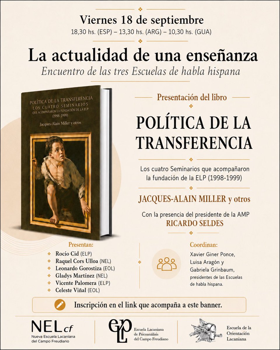 elp_prensa's tweet photo. Presentación del libro "Política de la transferencia"

https://t.co/sBJ4dlD9rW https://t.co/HBjTCT66Wy