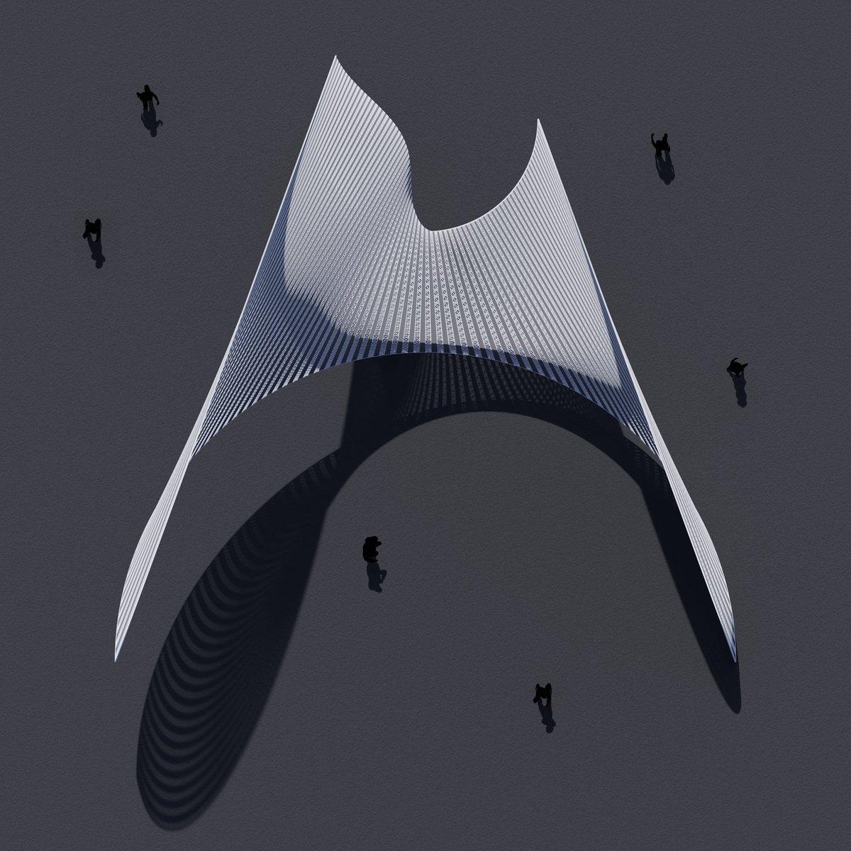 JuneLee_Design's tweet photo. Stacked nothing but straight trusses — and got a curved surface.

A saddle shell that stands on tension alone. Shift the angle and it reads as an entirely different form. That's the whole appeal.

Full video ↓
https://t.co/QbWJ2ixzjg

#parametricdesign https://t.co/O2naX4JKKH