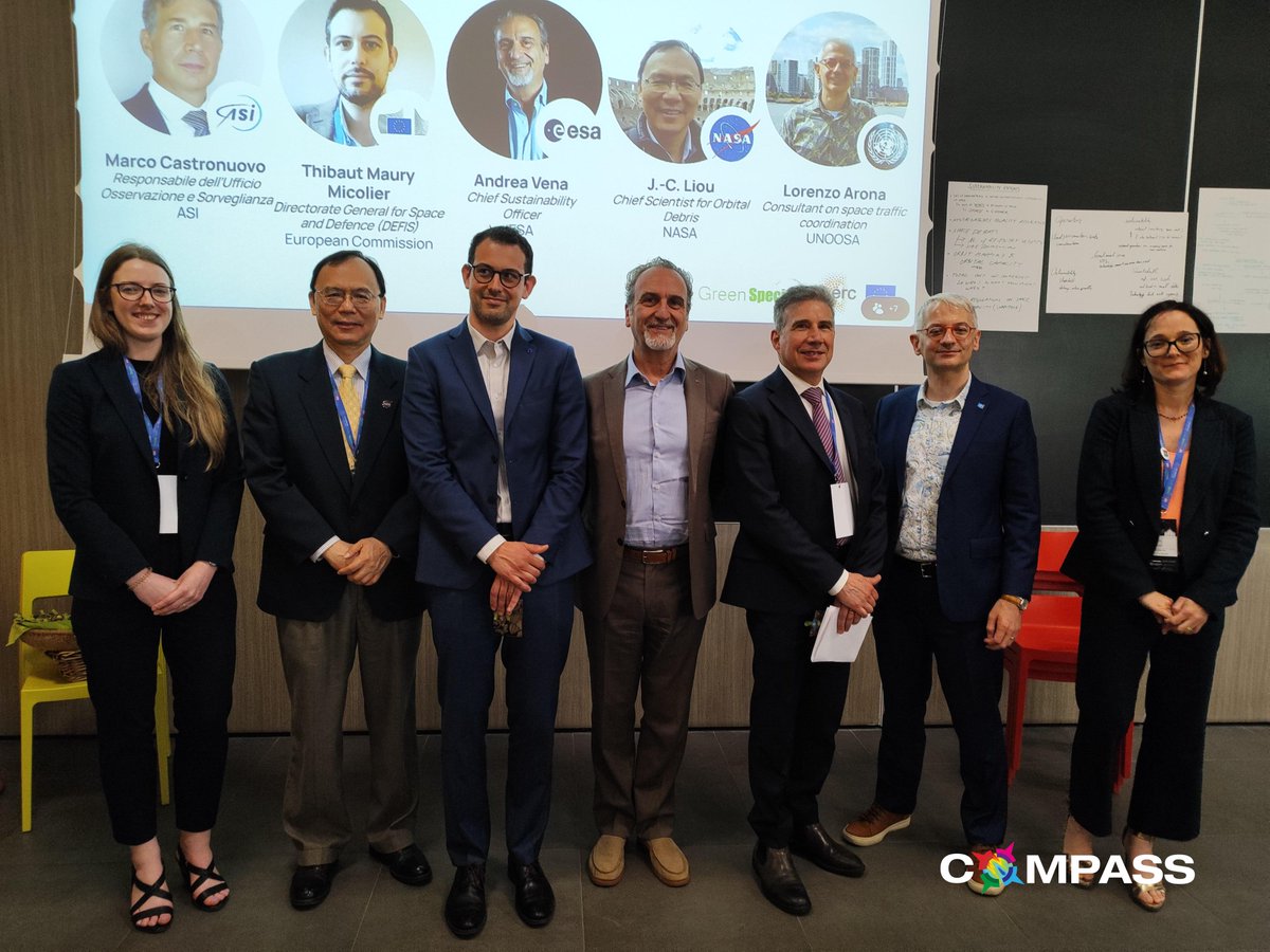 COMPASS_polimi's tweet photo. How much space is available in Earth orbit? The 2nd Space Capacity Allocation workshop at @daer_polimi @polimi gathered experts to discuss #SpaceCapacity, debris mitigation and #SustainableSpace operations. @ERC_Research #GREENSPECIES @SWFoundation @esa #CNR #EUCASS https://t.co/HON5kdI2Nk