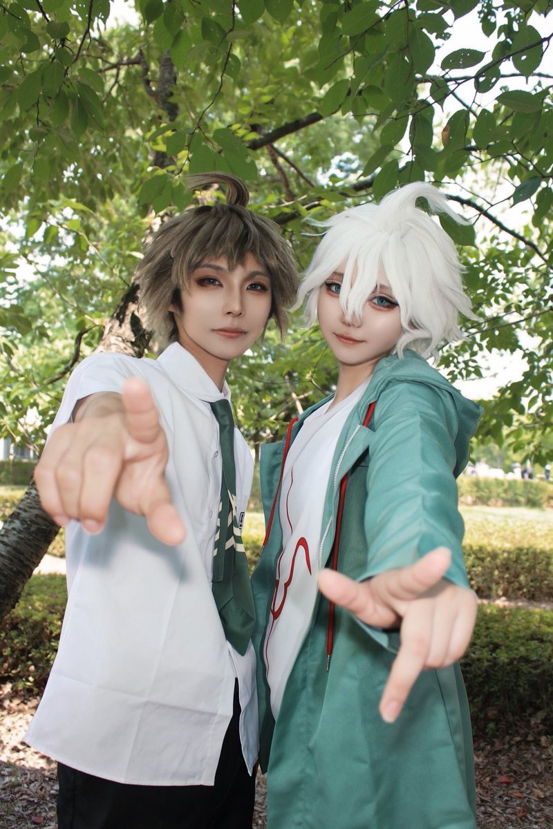 hoyo_308's tweet photo. 【Cosplay/コスプレ】スーパーダンガンロンパ2/狛 枝凪斗/日 向創
―――――――――――

それは違うぞっ！/それは違うよ。

―――――――――――
📸：@candy_present10 様
日向ｸﾝ@saku050439 🫶
 #ADVカルパ
 #cosplay https://t.co/AgAQrqY3iJ