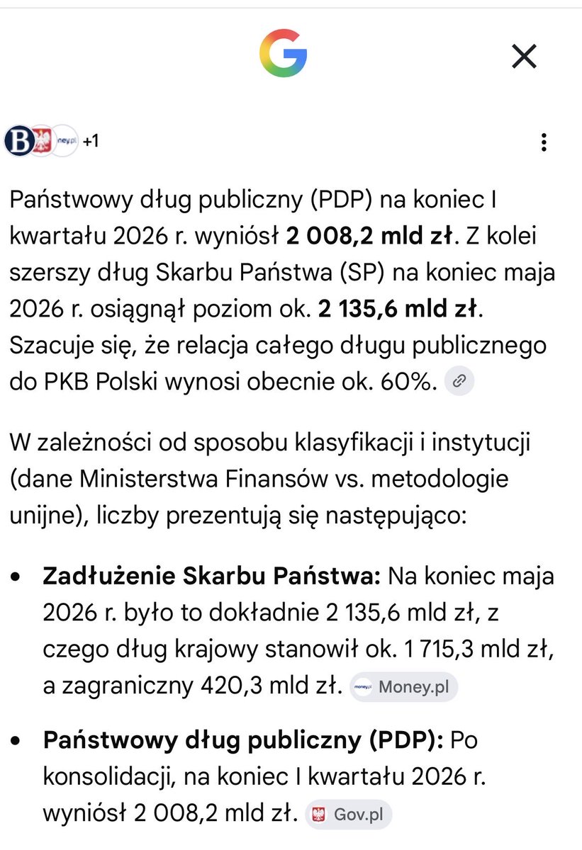 fishunwl1981's tweet photo. @Obywatelska_KO Największy w historii dług Polski ! https://t.co/T9ASCHILlc