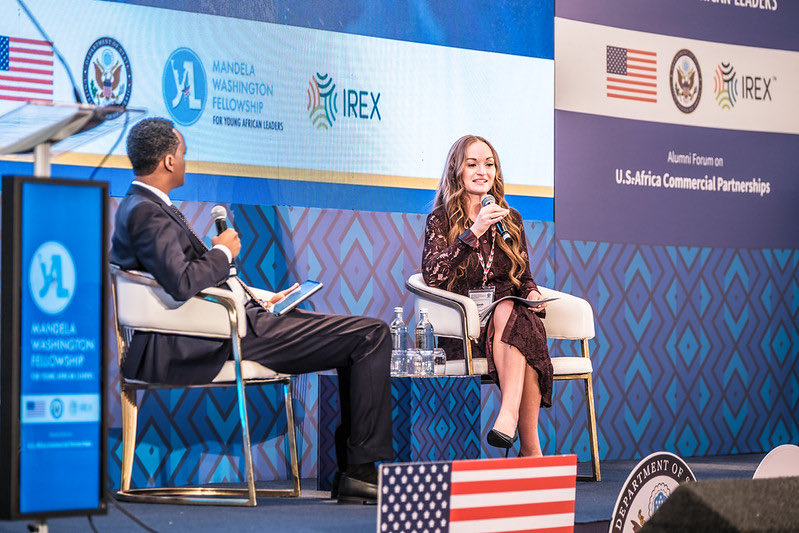 USEmbassyKenya's tweet photo. Please give a warm ‘karibu!’ to Deputy Assistant Secretary for African Affairs Sarah Troutman who opened the @WashFellowship Alumni Forum on U.S.-Africa Commercial Partnerships here in Nairobi. 

“This gathering today reflect the shared commitment to extending the commercial relationship between the United States and our African partners.”