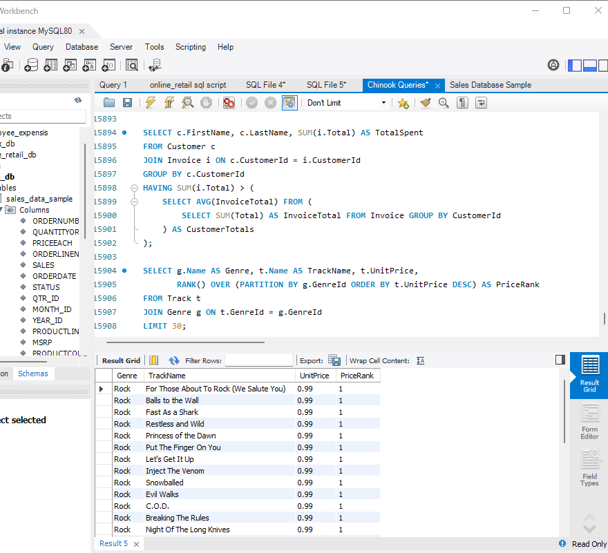 ShardrackN's tweet photo. Week 3 of my Data Analytics Internship with @analystlabafric is done. SQL and relational databases with Chinook and a Sales dataset. Practiced joins, subqueries, and window functions. Lightbulb moment: tables link via ID numbers instead of duplicating data.
#AnalystLabAfrica #SQL https://t.co/veOHjxKYe3