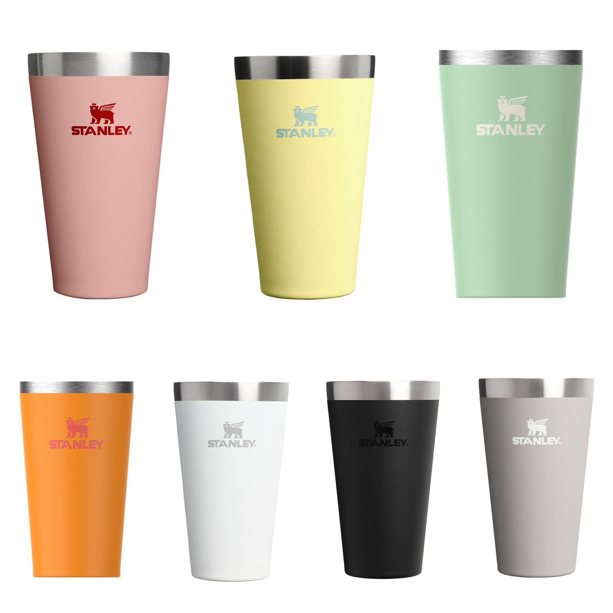 suffsun's tweet photo. Stanley the stacking pint เจ็ดสีนี้ มาลดเกือบสามสิบเปอร์เหลือ 650 free ems 🌞🛋️ 𓂃｡ ⃰ https://t.co/xuWFbGfYdm