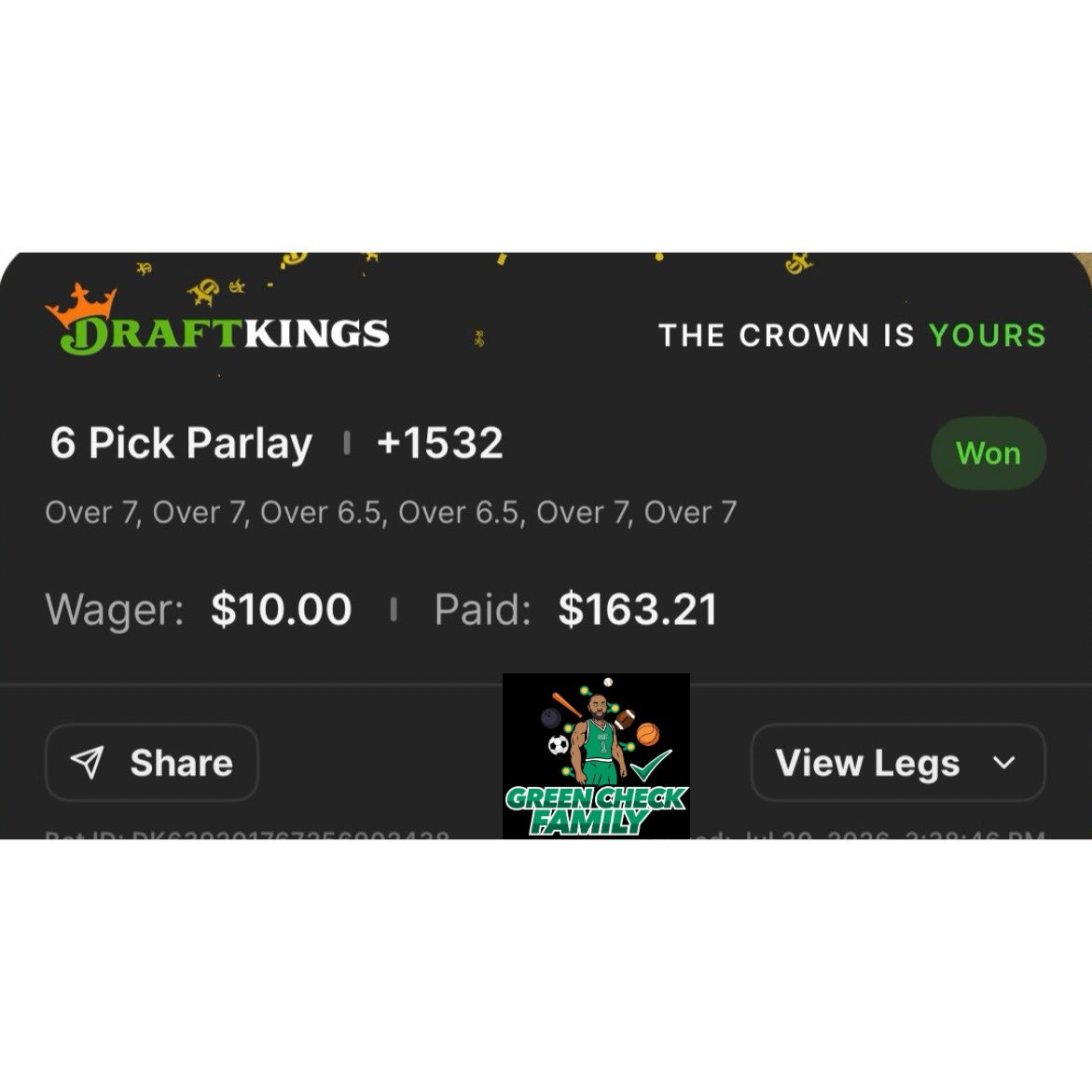 GCFdiscord's tweet photo. GCF with a hot start to the week…let’s start up a new streak💪🏽✅✅✅. Join our discord on WHOP for daily sports betting analytics and plays.

https://t.co/Qg5IjeUru7 https://t.co/erfAOAgfx8