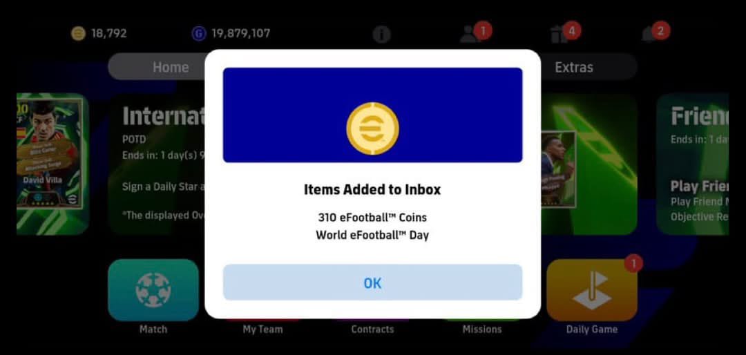 zamaniNelson1's tweet photo. Here We Go 🚨 Today 310 Coin For Everyone open the game and you receive it , today is eFootball Day 21 July 

Don’t forget follow Me for more detail https://t.co/R9Vd9u6mnu