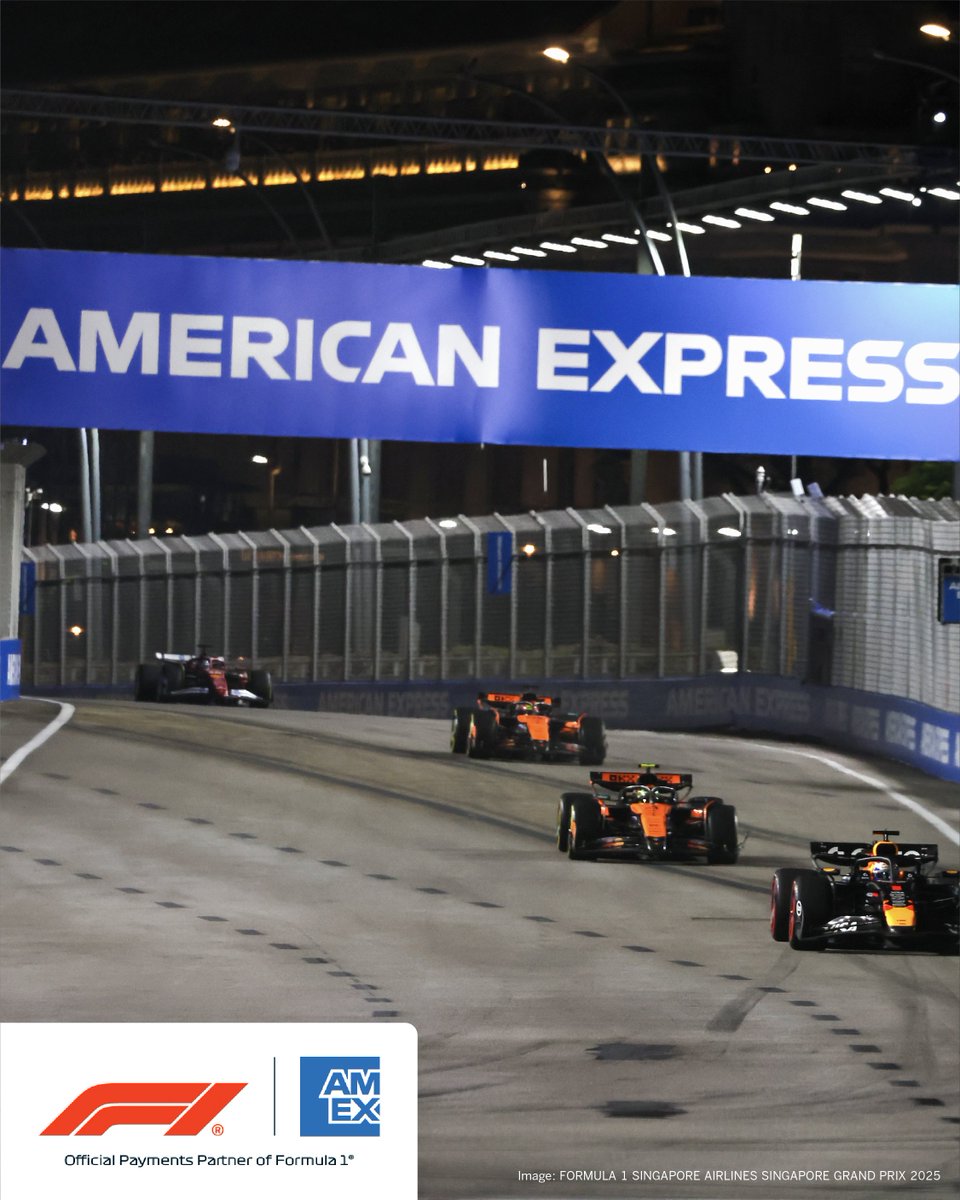bankofmaldives's tweet photo. Spend and Win 🏁 Race to Singapore with AMEX!

Get closer to the track action at the FORMULA 1 SINGAPORE AIRLINES SINGAPORE GRAND PRIX 2026 at the Marina Bay Street Circuit.

Stand to win a pair of Amex Sky Suite tickets with each cumulative total spend of MVR 5,000 locally on your BML American Express® Platinum Credit Card and American Express® Islamic Platinum Credit Card.

Offer valid from 1 July 2026 to 30 July 2026
Terms and conditions apply.

View more: https://t.co/OaK8eJ5AT9