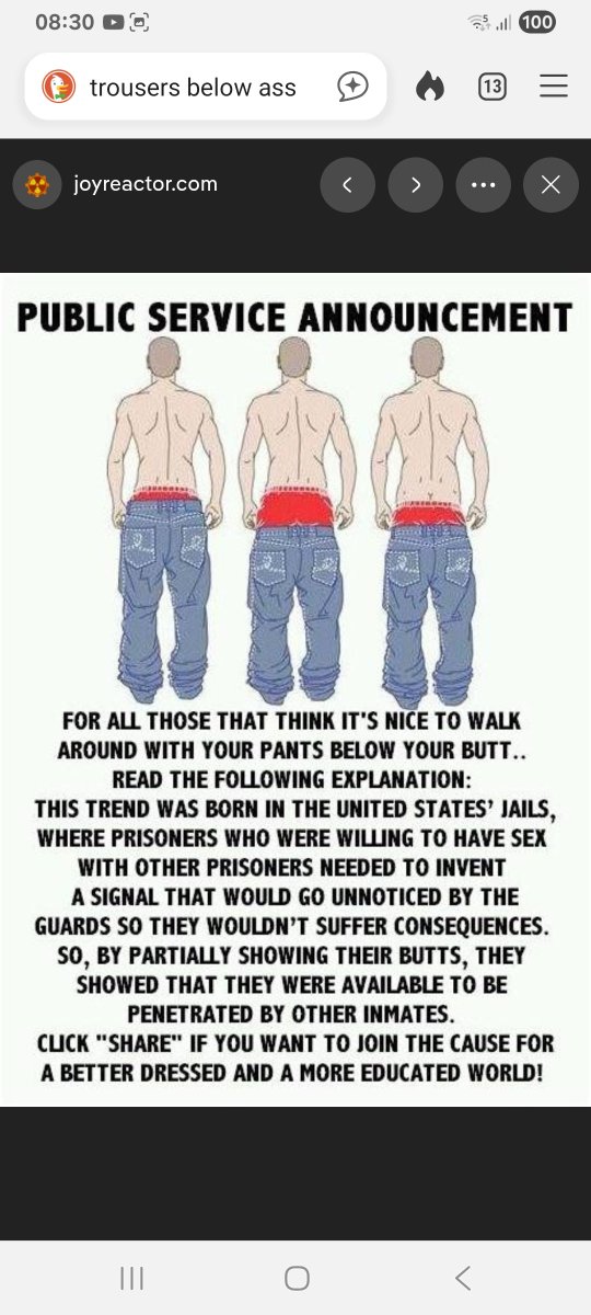 Patipat78's tweet photo. @Capitana_espana Es de cultural de la carcel. Llevar el pantalon asi enseñando culo es un mensage de "culo libre" ... para hacer ver a otros presos q tu culo esta disponible... https://t.co/cKul0Xokbv