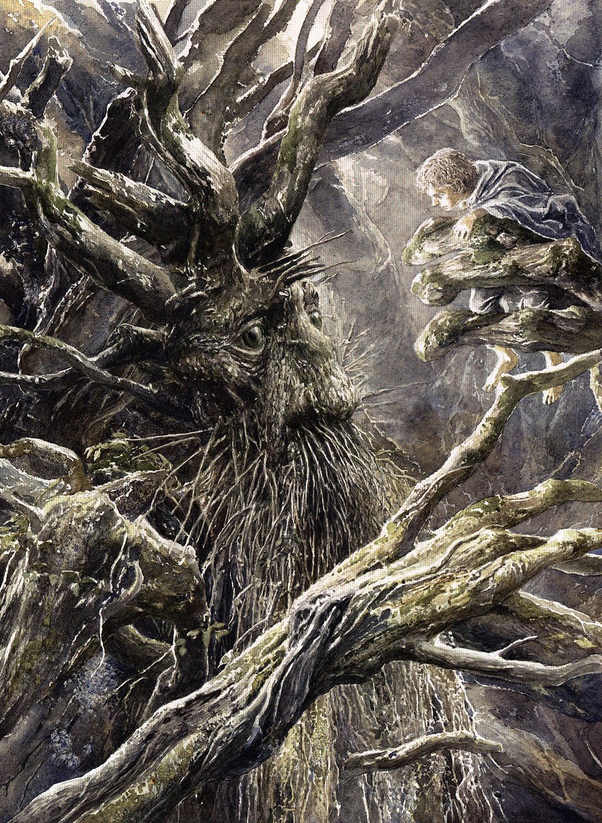 LRonLacy's tweet photo. For #JULY 2007
‘Treebeard’
Alan Lee (b. 1947). Watercolour.
*The Tolkien Calendar 2007* (HarperCollins 2006) for July
#JRRTolkien #illustration #illustrationart #illustrationartists #AlanLee #watercolor #LordOfTheRings #LOTR #Treebeard #Ents https://t.co/yni8QKctmX