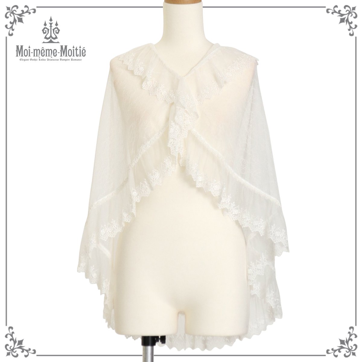 発売中】 ○Rose Gardenレースベール＆ケープ2Way 16,500 JPY