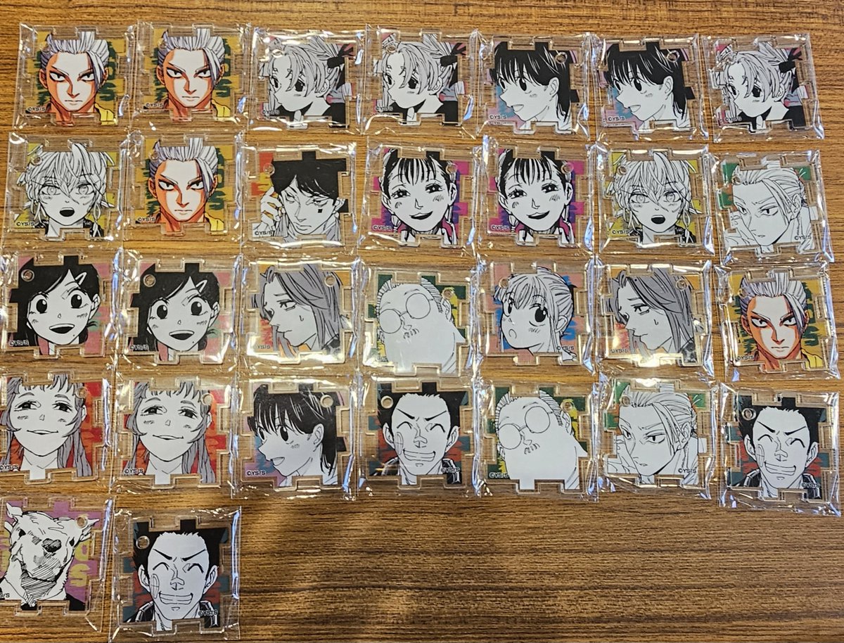 oomati821's tweet photo. 【交換、譲渡】サカモトデイズ  原画展  アクリルパズル

譲)写真のキャラ

求 )楽、スラー、定価

1枚目 楽交換のみ
2枚目 楽(任意含むor対比違い交換可)もしくはスラー交換

3枚、スラー、楽(対比違い抱き合わせ可)麻樹交換もしくは定価譲渡

ほんのり麻樹さんもさがしてます
ただいま現地おります https://t.co/OtS0kQ2HCd