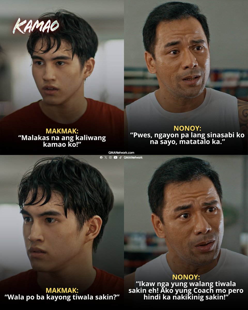gmanetwork's tweet photo. Hindi lang kaliwa, practice-in mo rin ang kanang kamao mo, MakMak! 🥲

#KAMAO #KAMAOTiwalaSaSarili https://t.co/JzKcvVD1A2