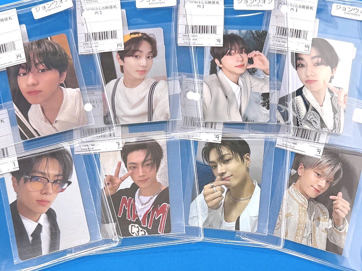 ENHYPEN　トレカ18枚　ブレスレット　まとめ売り 🪽公式K-POPグッズSHOP🪽 ＼ Plus K 梅田茶屋町店 ／ #ENHYPEN トレカ