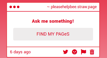 PleaseHelpBee's tweet photo. why is slenderman sending me gimmicks https://t.co/RQpa2awQ7A