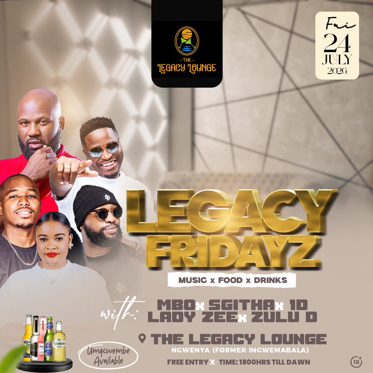 DJ1D_SD's tweet photo. This Friday 24 July 2026 https://t.co/w1KHO6Rll2