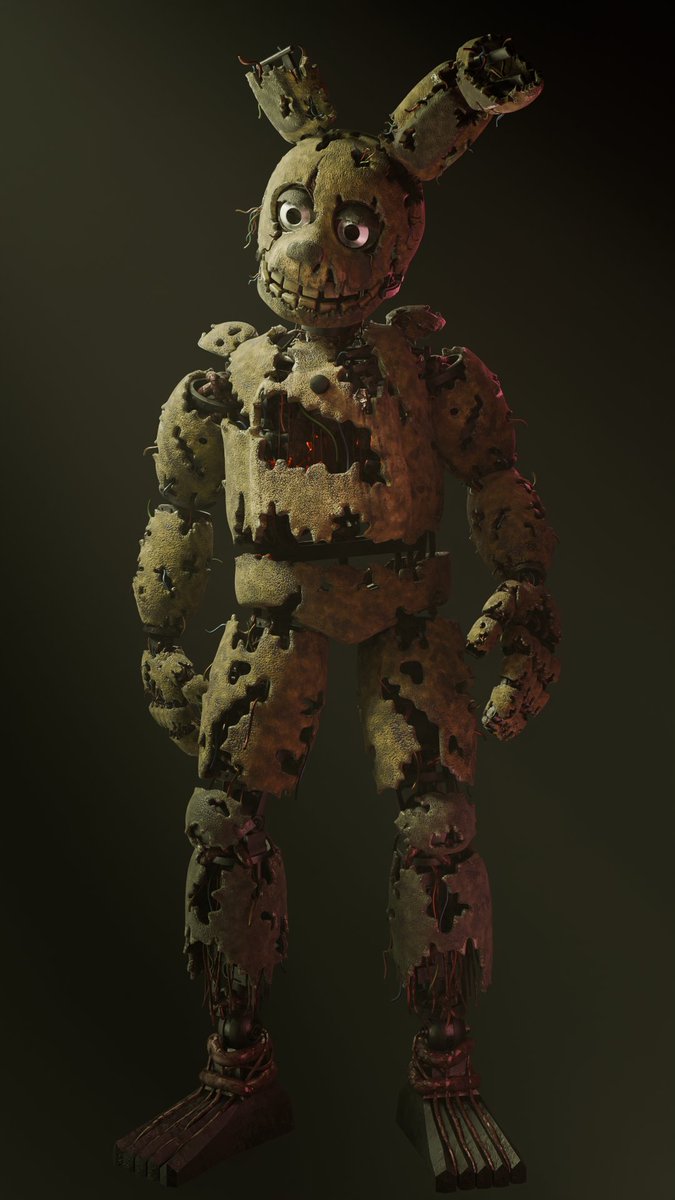 MichAnimations's tweet photo. The Lighting Test 
____
The Amazing Model Of Springtrap By Justie
The Amazing Retexture Of Springtrap By Ryzo3D https://t.co/8SQV7N9Kpn