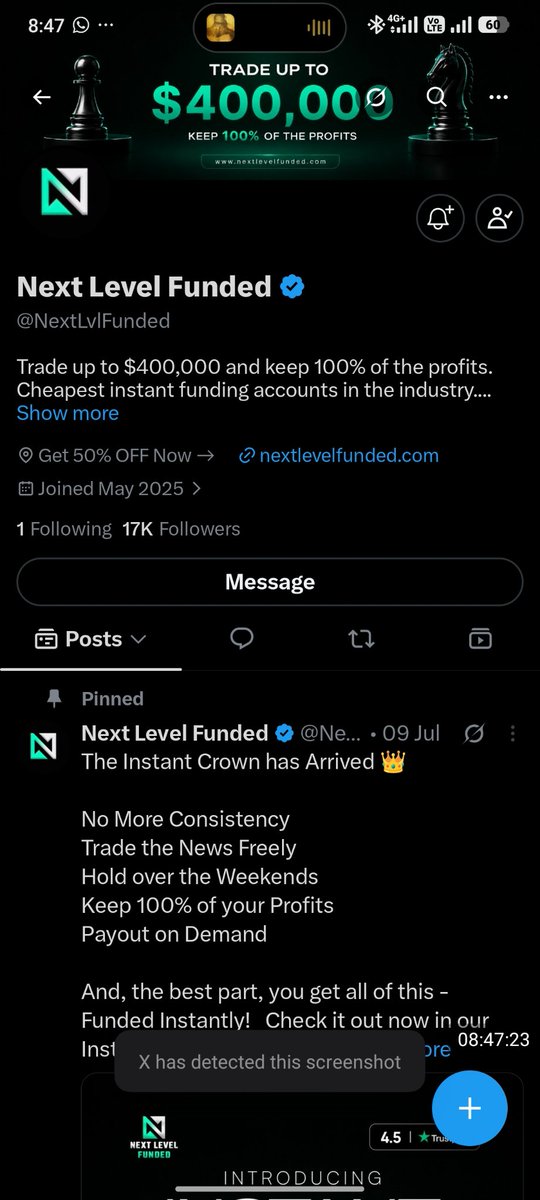 Datruth659's tweet photo. @Lor_dmills @NextLvlFunded @SpencerNLF @only1osamu 
@OOdemakpor40823 
@_Maskedfaced 

Done ✅ https://t.co/ReutZHO27j