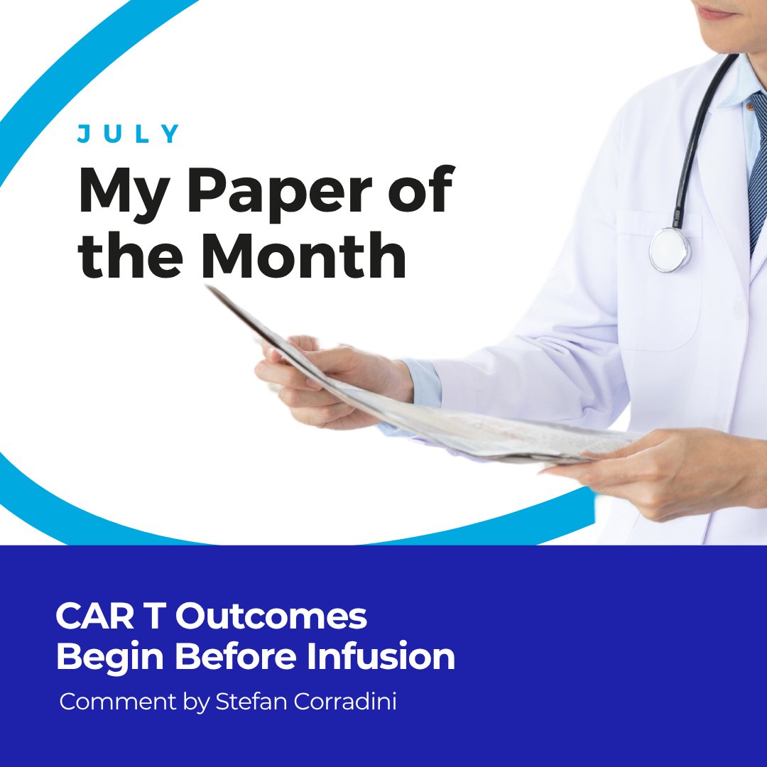 TheEBMT's tweet photo. 📰 Check out the Paper of the Month - CAR T Outcomes Begin Before Infusion

🔎 What factors influence outcomes after second-line CAR-T therapy for relapsed/refractory large B-cell lymphoma? 🔗: https://t.co/R2Pn3ZiLh3

#scientificpublication #lymphoma #medicaleducation #CARTcell #celltherapy
