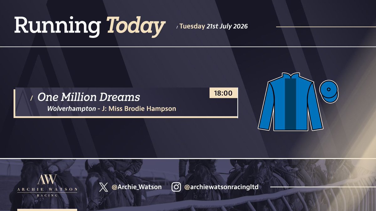 Archie Watson Racing tweet media