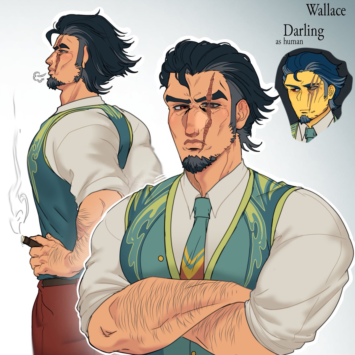 xeileei's tweet photo. Wallace and Francine as humans 👀

#rfau https://t.co/Ba8K3qai7j
