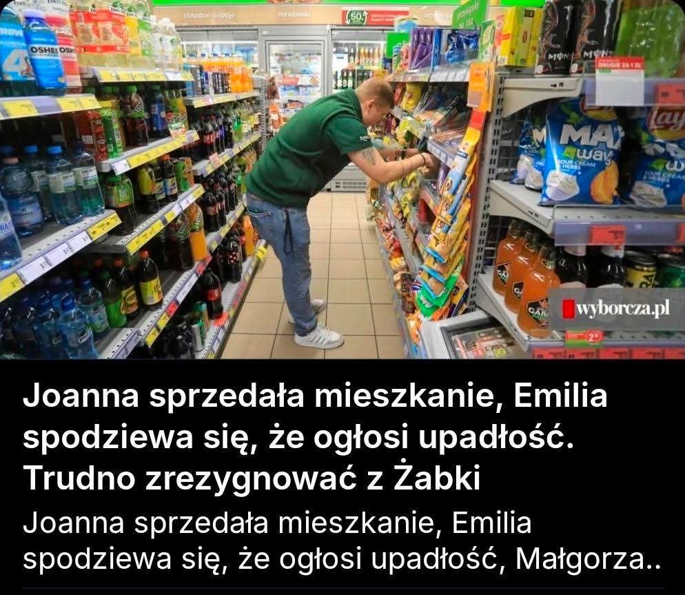 PachowiczPiotr's tweet photo. Kiedyś ograniczałem zakupy w Żabce do minimum, do zakupów z konieczności, czy z innego braku możliwości. Teraz spadną do zera. 

https://t.co/LAfMovZADV https://t.co/xUf55KOGnn