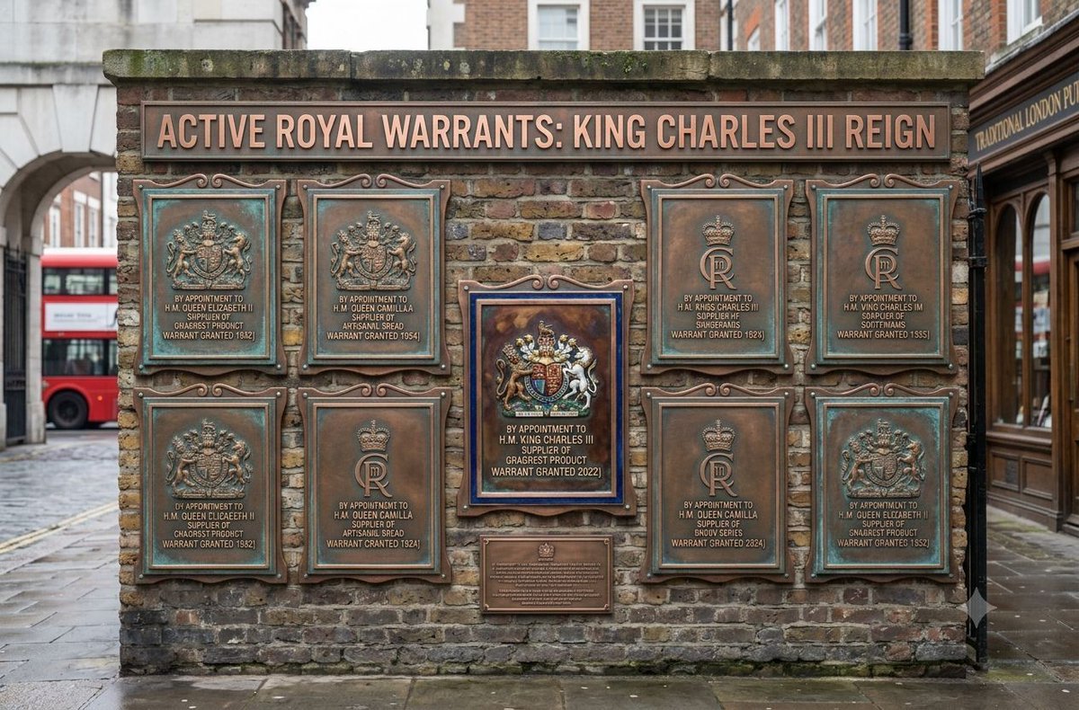 Pointblank_prom's tweet photo. 刷新が進む「英国ロイヤルワラント（王室御用達）」。単なる伝統の証ではなく、現代の審査で最も重視される「サステナビリティ」の基準を解説。現地でブランド価値を高めるためのヒントを探ります。
#ロイヤルワラント #サステナビリティ #ブランド戦略

https://t.co/XatDSCQHRI https://t.co/cyezqVjAQz