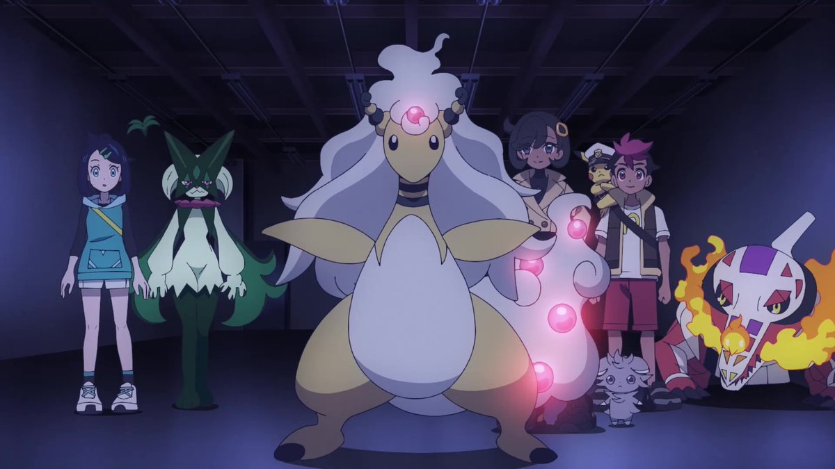 anipoke_PR's tweet photo. △#アニポケ ハイライト▽

マチエールは大忙し♪
ヘドロによって前に進めなくなった
#ヤブクロン を見つけて助けたり
停電したアパートを #メガデンリュウ の力で
復旧させたり

平和を守る仕事姿にウルトも得意げです！

マチエールが登場する
第143話は見逃し配信中💡
https://t.co/aYJvzXDIqb https://t.co/iFPrQcsTsb